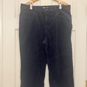 LOFT Women’s Petite Dark Blue Corduroy Pants